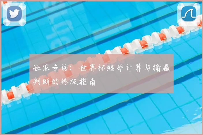 独家专访：世界杯赔率计算与输赢判断的终极指南